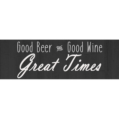 Great Time White Modern Wood Framed Art Print by Kimberly, Allen