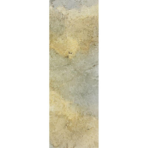 Golden Stream B White Modern Wood Framed Art Print by Kimberly, Allen