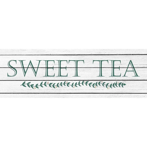 Sweet Tea Black Modern Wood Framed Art Print with Double Matting by Kimberly, Allen
