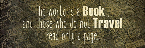 Wanderlust 6 Black Ornate Wood Framed Art Print with Double Matting by Kimberly, Allen