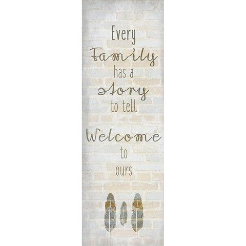 Family Time 6 Black Modern Wood Framed Art Print by Kimberly, Allen