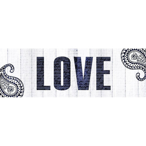 Always Love 3 Black Modern Wood Framed Art Print by Kimberly, Allen