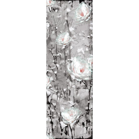 Blooming in White 2 White Modern Wood Framed Art Print by Kimberly, Allen