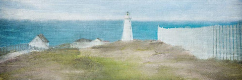 At the Coast Black Ornate Wood Framed Art Print with Double Matting by Kimberly, Allen
