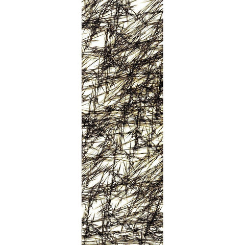 Cross Hatched 2 White Modern Wood Framed Art Print by Kimberly, Allen