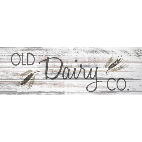 Old Dairy Co. White Modern Wood Framed Art Print by Allen, Kimberly