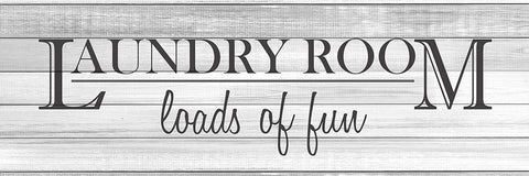 Loads of Fun White Modern Wood Framed Art Print with Double Matting by Kimberly, Allen