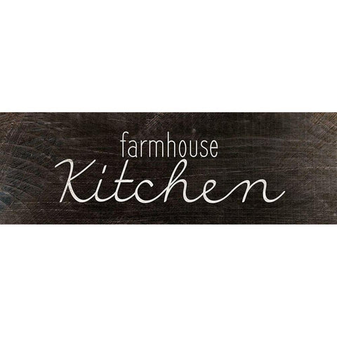 Farmhouse Kitchen White Modern Wood Framed Art Print by Kimberly, Allen