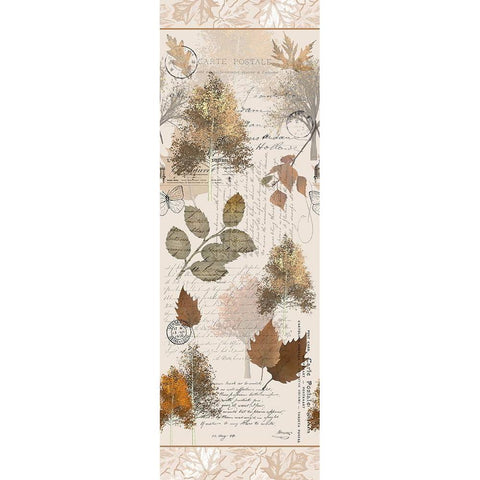 My Fall Panel Black Modern Wood Framed Art Print with Double Matting by Kimberly, Allen