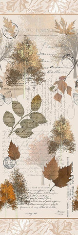 My Fall Panel Black Ornate Wood Framed Art Print with Double Matting by Kimberly, Allen