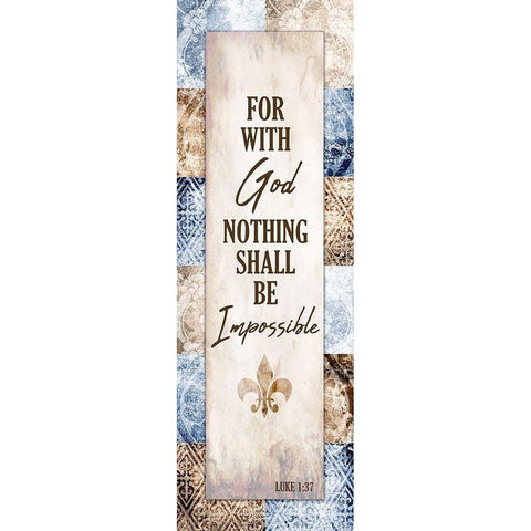 Nothing Gold Ornate Wood Framed Art Print with Double Matting by Kimberly, Allen