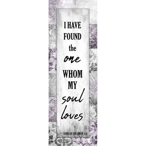 Whom My Soul Loves Gold Ornate Wood Framed Art Print with Double Matting by Kimberly, Allen