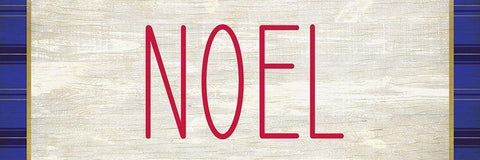 NOEL White Modern Wood Framed Art Print with Double Matting by Kimberly, Allen