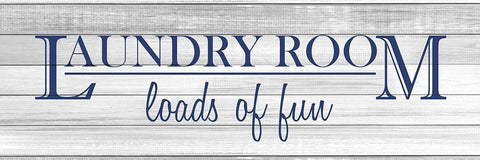 Loads of Fun v2 White Modern Wood Framed Art Print with Double Matting by Kimberly, Allen