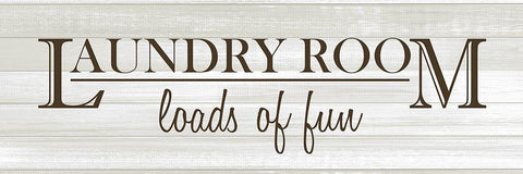 Loads of Fun v3 White Modern Wood Framed Art Print with Double Matting by Kimberly, Allen