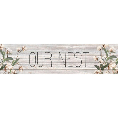 Cotton Days 8 White Modern Wood Framed Art Print by Kimberly, Allen