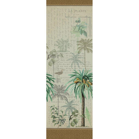 Palm Dreams Black Modern Wood Framed Art Print by Kimberly, Allen