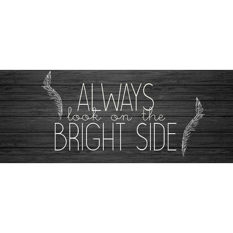 Bright Side Gold Ornate Wood Framed Art Print with Double Matting by Kimberly, Allen