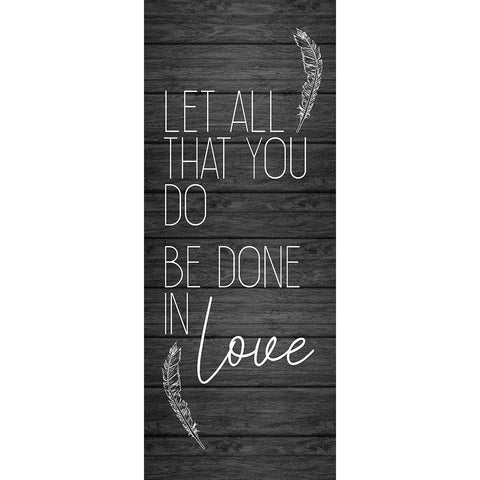 Be Still and Know 2 White Modern Wood Framed Art Print by Kimberly, Allen