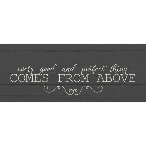 Comes From Above Black Modern Wood Framed Art Print with Double Matting by Kimberly, Allen