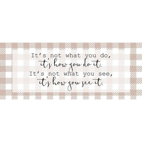 How You See It Black Modern Wood Framed Art Print with Double Matting by Kimberly, Allen