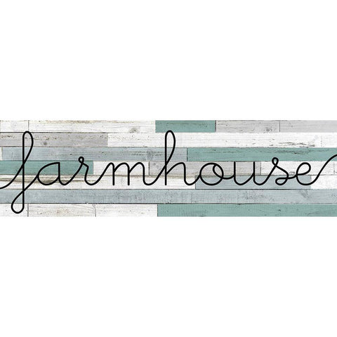 Farmhouse Panel Gold Ornate Wood Framed Art Print with Double Matting by Kimberly, Allen