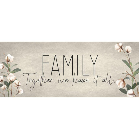 Family Together Cotton Gold Ornate Wood Framed Art Print with Double Matting by Kimberly, Allen