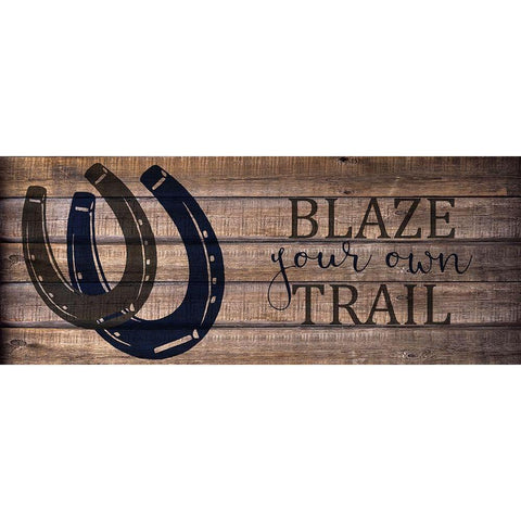 Blaze Your Own v2 Gold Ornate Wood Framed Art Print with Double Matting by Kimberly, Allen