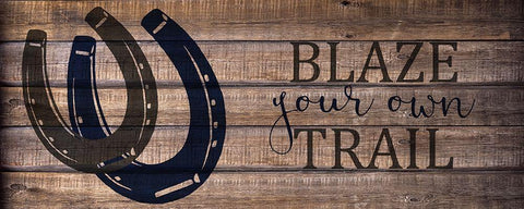 Blaze Your Own v2 Black Ornate Wood Framed Art Print with Double Matting by Kimberly, Allen
