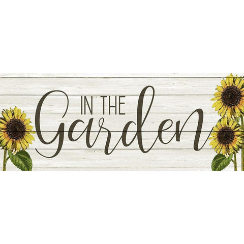 Sunflower Garden Gold Ornate Wood Framed Art Print with Double Matting by Kimberly, Allen