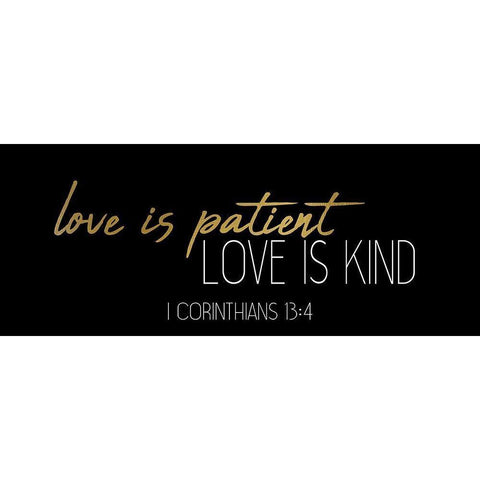 Love Is Panel White Modern Wood Framed Art Print by Kimberly, Allen