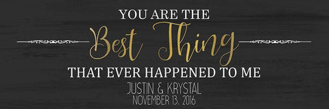The Best Things A White Modern Wood Framed Art Print with Double Matting by Kimberly, Allen