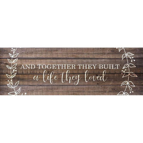 And Together White Modern Wood Framed Art Print by Kimberly, Allen