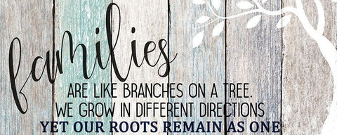 Family Tree Black Ornate Wood Framed Art Print with Double Matting by Kimberly, Allen