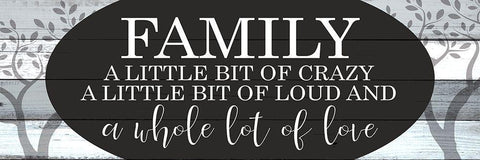 A Whole Lot of Love Black Ornate Wood Framed Art Print with Double Matting by Kimberly, Allen