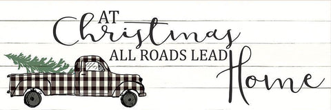 All Roads Lead White Modern Wood Framed Art Print with Double Matting by Kimberly, Allen