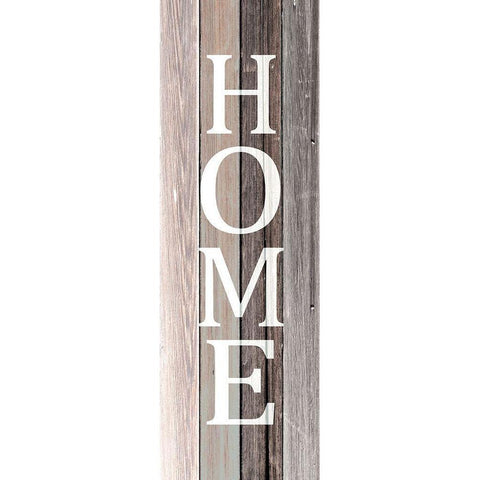 Home Panel Gold Ornate Wood Framed Art Print with Double Matting by Kimberly, Allen