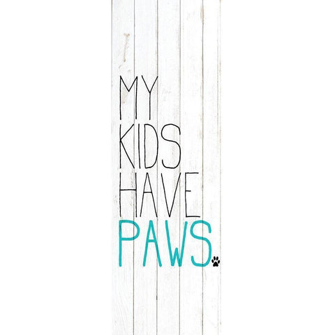 Must Love 3 White Modern Wood Framed Art Print by Kimberly, Allen