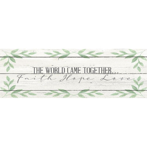 The World Gold Ornate Wood Framed Art Print with Double Matting by Allen, Kimberly