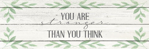 You Are White Modern Wood Framed Art Print with Double Matting by Allen, Kimberly