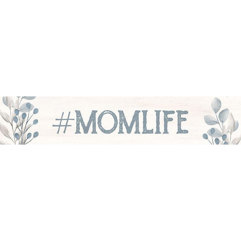 Mom Life Gold Ornate Wood Framed Art Print with Double Matting by Allen, Kimberly