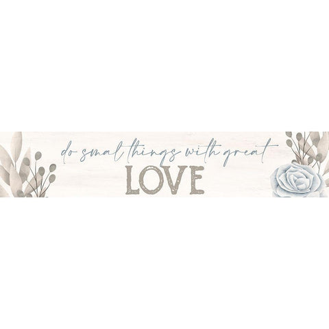 Simply Blessed 2 White Modern Wood Framed Art Print by Allen, Kimberly