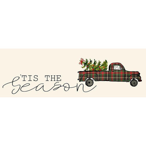 Tis the Season White Modern Wood Framed Art Print by Allen, Kimberly