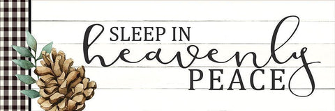 Sleep in Heavenly Peace White Modern Wood Framed Art Print with Double Matting by Allen, Kimberly