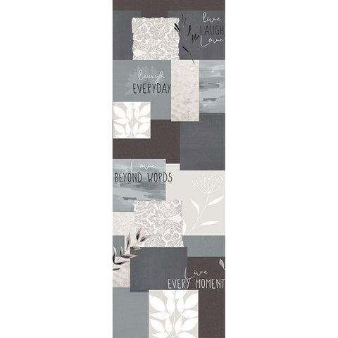 Love Beyond Panel Black Modern Wood Framed Art Print with Double Matting by Allen, Kimberly