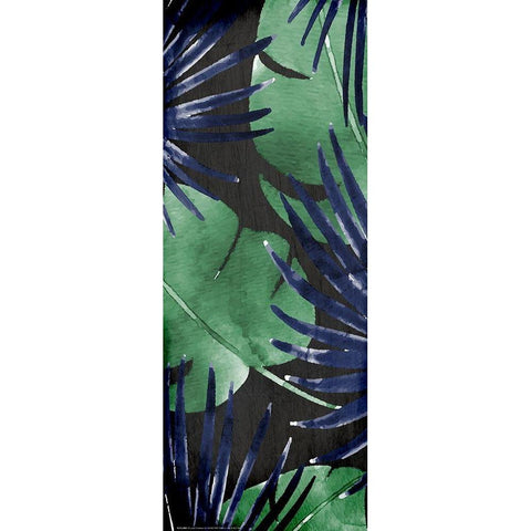 In the Jungle 1 Black Modern Wood Framed Art Print with Double Matting by Allen, Kimberly