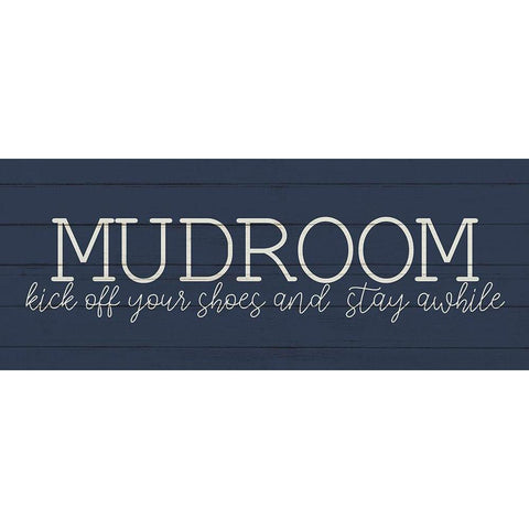 Mudroom Black Modern Wood Framed Art Print with Double Matting by Allen, Kimberly
