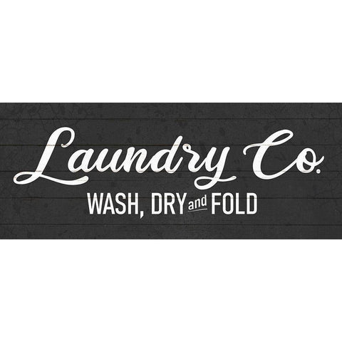 Laundry Co Black Modern Wood Framed Art Print with Double Matting by Allen, Kimberly