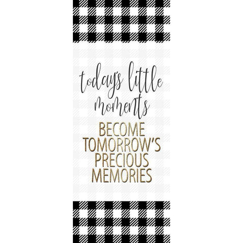 Little Moments 1 Black Modern Wood Framed Art Print by Allen, Kimberly