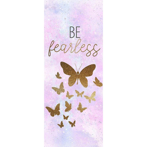 Be Butterflies 6 Gold Ornate Wood Framed Art Print with Double Matting by Allen, Kimberly